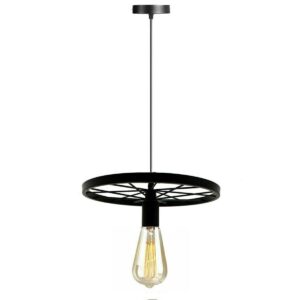 Wheel Industrial Retro Vintage Pendant Lamp Kitchen Bar Hanging Ceiling Light