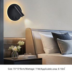 Modern Home LED Wall Light Bedside Study Reading Lights 360° Adjustable Lamp