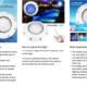 Waterproof RGB LED underwater swimming pool light with remote control for pools, fountains, ponds, and landscape lighting.