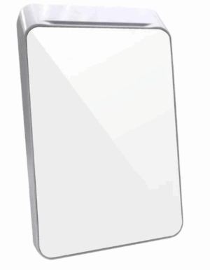 Wired Doorbell – Glossy Black / White  Finish - Image 2