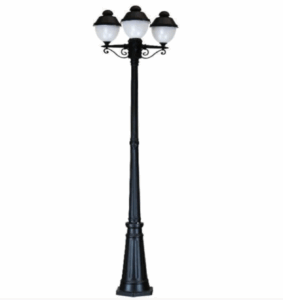 Triple-Head Bollard Light