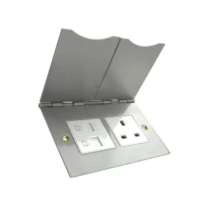 Floor Socket 13A + Dual RJ45