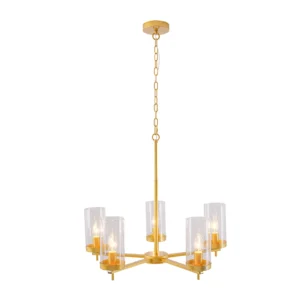 Glass Chandelier Ceiling Light.