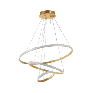 Modern LED Spiral Chandelier