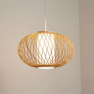 Bamboo lampshade