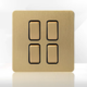 Gold Brushed Stainless Steel Wall Switches & Sockets - Thumbnail Image 4