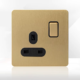Gold Brushed Stainless Steel Wall Switches & Sockets - Thumbnail Image 7