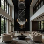 Modern Raindrop Crystal Chandelier