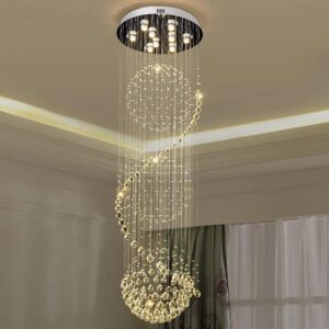 Modern Raindrop Crystal Chandelier