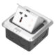 Open socket with universal outlets