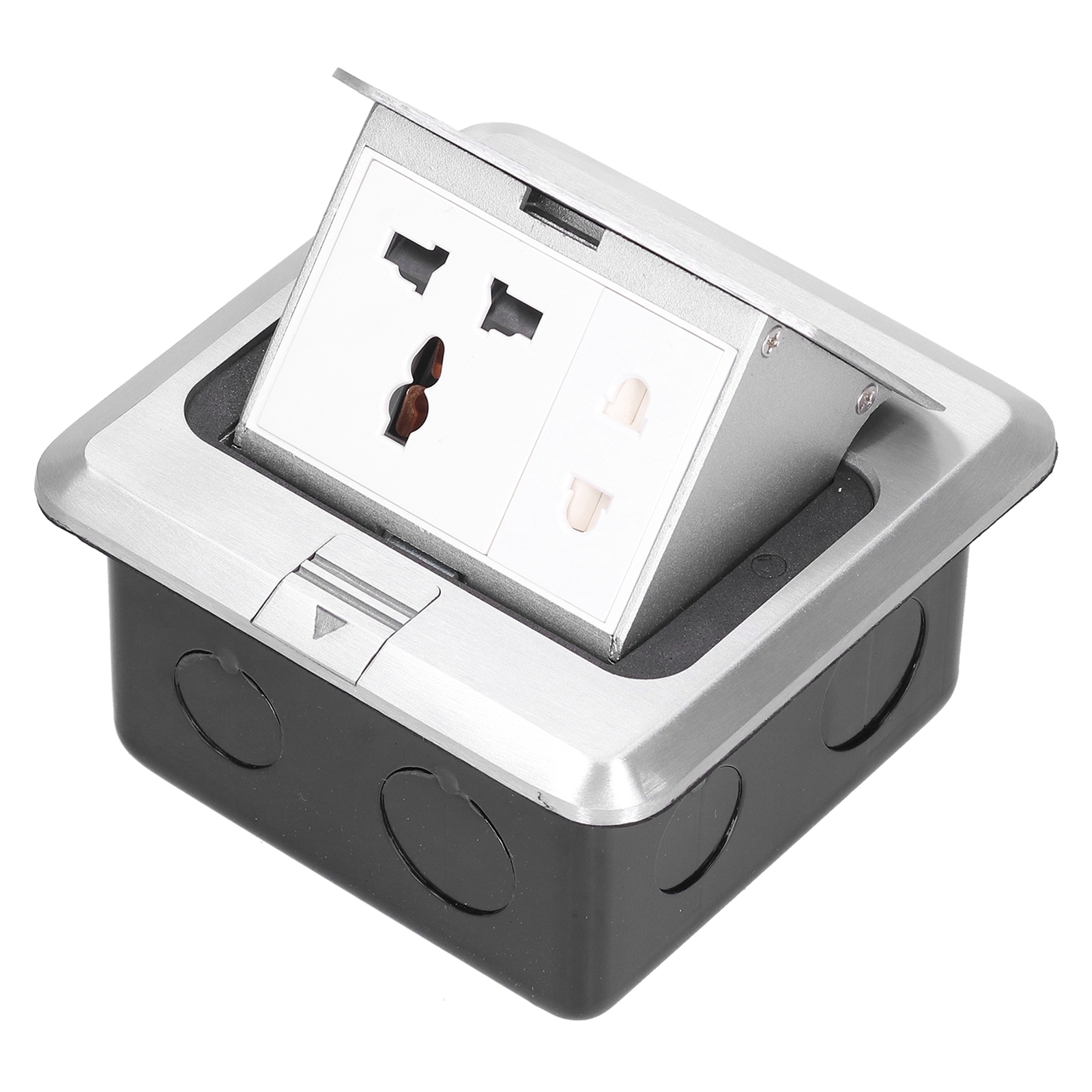 Open socket with universal outlets