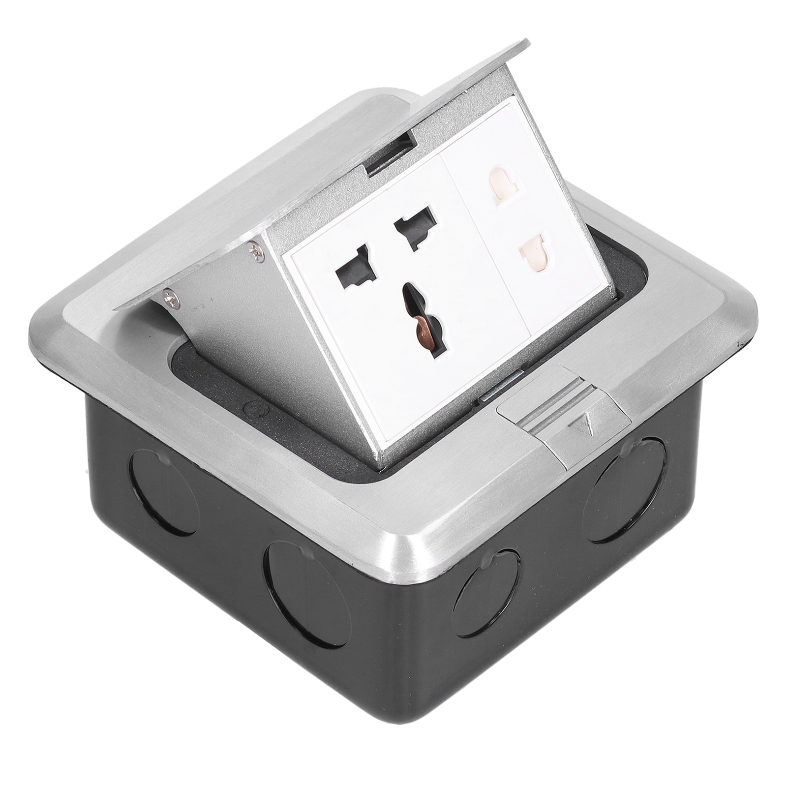 Product opened showing single socket