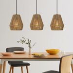 Rattan Hanging Light