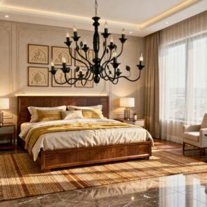 Classic Royal Black Chandelier