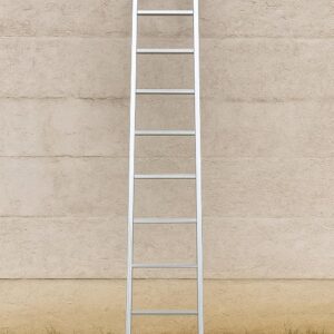 Wall Supported Aluminum Ladder