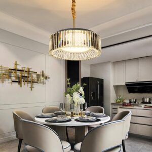 Led Gold K9 Crystal Chandelier