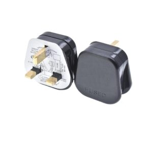 3 Pin Top Plug with Fuse