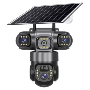 Solar Powered 4G Dual-Lens  Security Camera