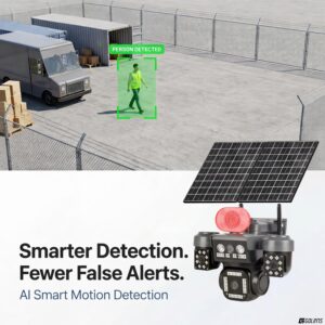 Solar Powered 4G SIM Security Camera