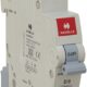 Miniature Circuit Breakers available in Single Pole (SP) and Double Pole (DP) configurations with multiple current ratings for electrical circuit protection.