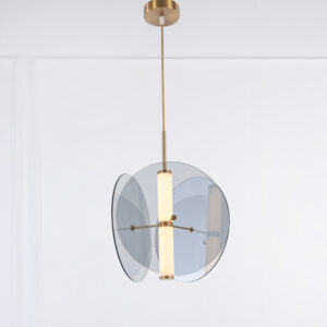 Butterfly Wing Gold LED Pendant Light