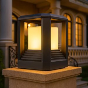 Aluminum Exterior Pillar Lamp