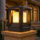 Modern waterproof outdoor gate pillar light for compound walls, home entrances, and gardens.