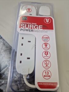 Masterplug 4-Way Extension Lead