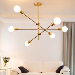 Luxury Gold Brushed Chandelier