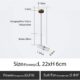Minimalist Nordic LED pendant spotlight with adjustable hanging cable in black or white finish.