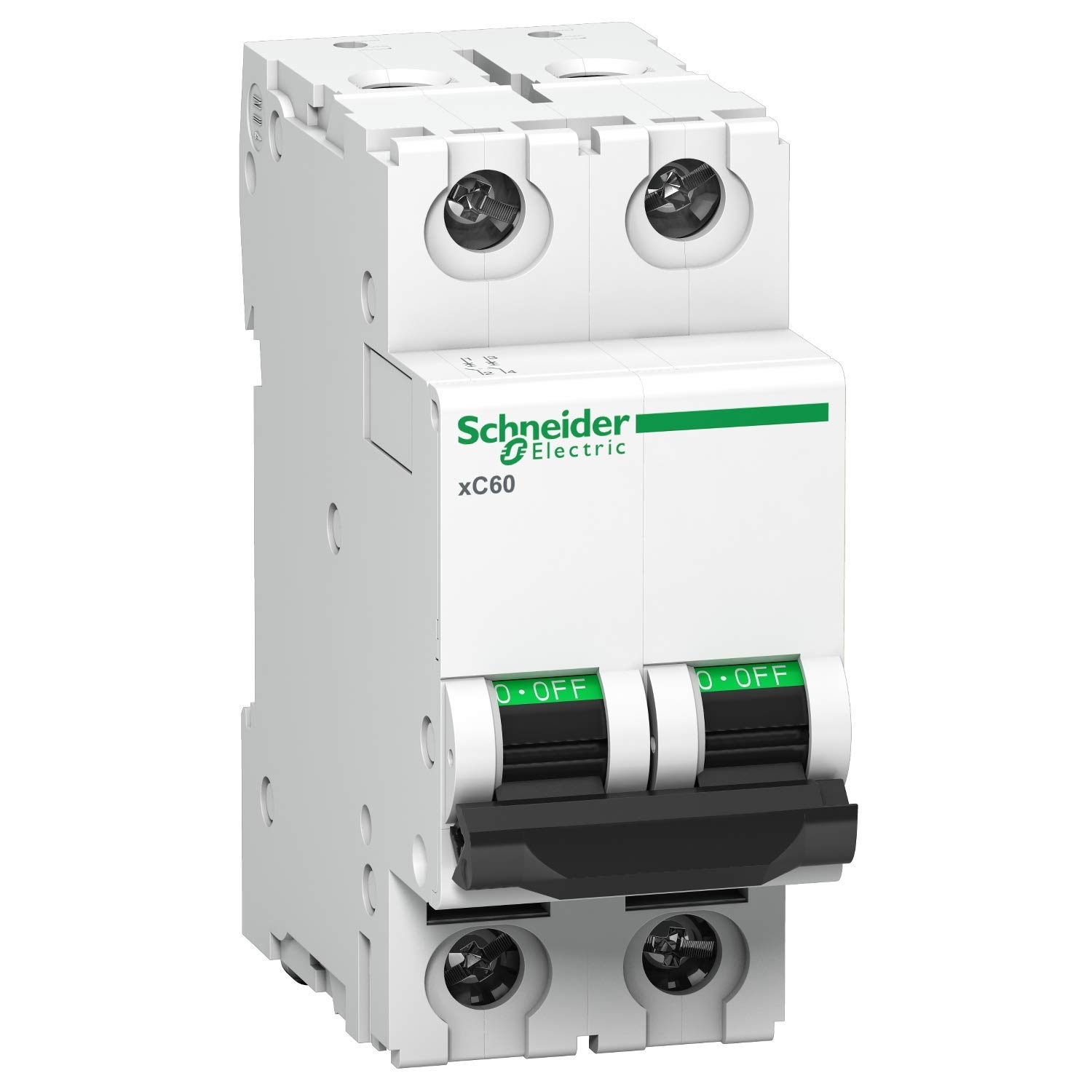 Schneider Circuit Breakers (MCBs) available in 1 Pole, 2 Pole, 3 Pole, and 4 Pole configurations with multiple current ratings.