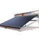 Roof-mounted solar water heater with vacuum tube collectors available in 200L and 300L pressurized and non-pressurized models.