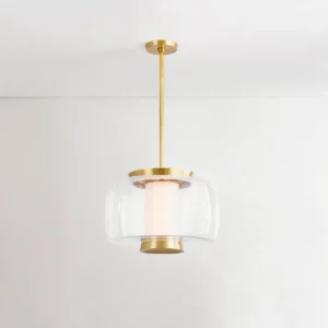 Modern LED Clear Glass Pendant