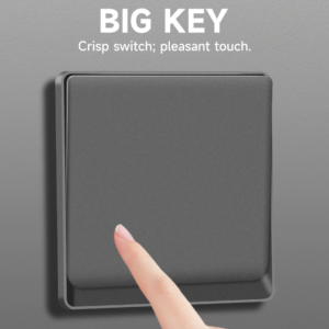 F33 premium black matte electrical switches and sockets with USB-A, USB Type-C and multiple gang options.