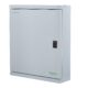 Schneider Electric 8-way metal distribution board for electrical power distribution.