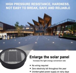 Warm White Solar In-Ground Disk Light - IP68