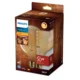 Philips Classic Vintage 7.3W E27 dimmable LED bulb with 640 lumens and extra-warm 2200K light.