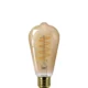 Philips Classic Vintage 4W E27 dimmable LED bulb with 250 lumens and ultra-warm 1800K amber light.