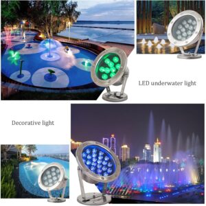 IP68 Underwater Spotlight – Stainless Steel Fountain Light