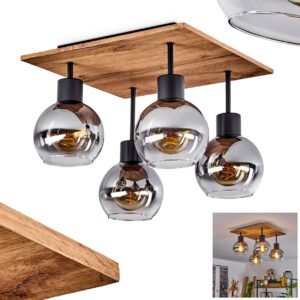 Modern 4-Light Glass Ceiling Light