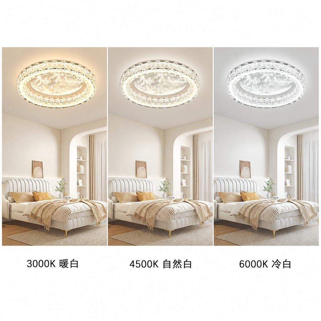 Modern Tri-Color LED Ceiling Light - Image 2