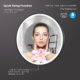 Round LED Mirror with Touch Control & Adjustable Colour Temperature - Thumbnail Image 2