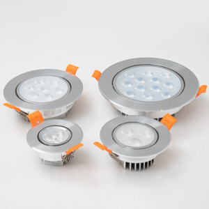 Round LED Recessed Downlight – Aluminium