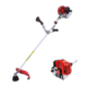 Petrol grass trimmer and brush cutter with straight shaft