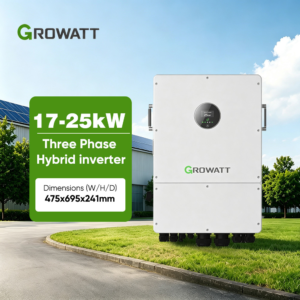 Growatt WIT 25K-HU 25kW Three-Phase Hybrid Solar Inverter – IP66
