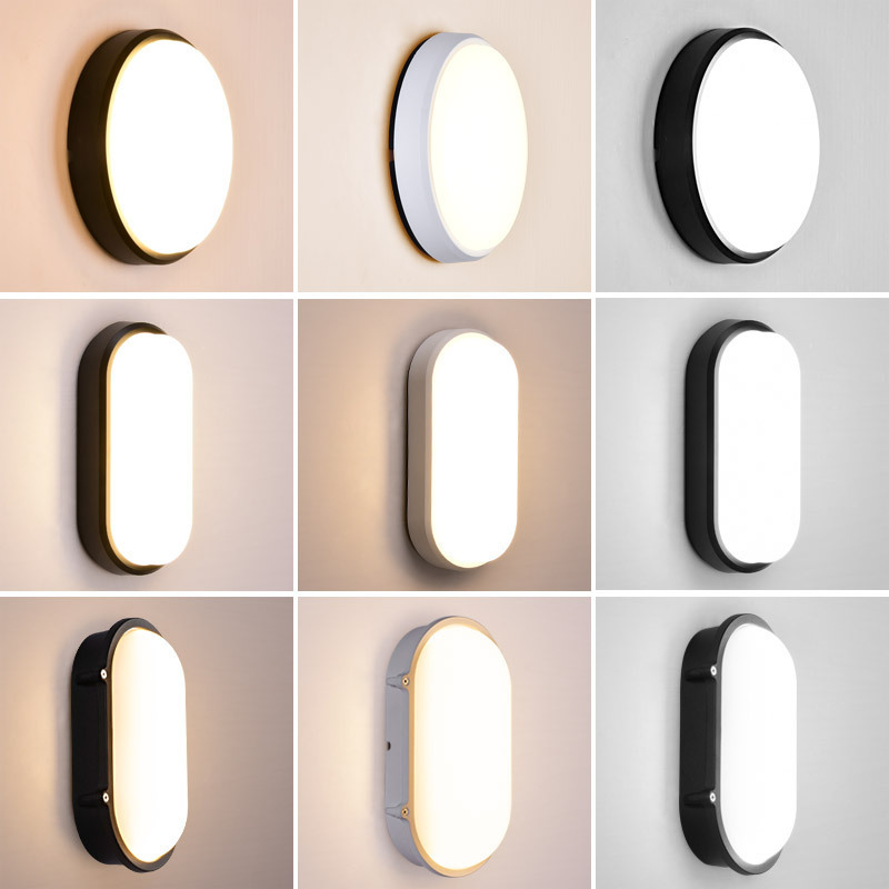 Outdoor waterproof die-cast aluminium / PVCLED bulkhead wall light for residential and commercial lighting