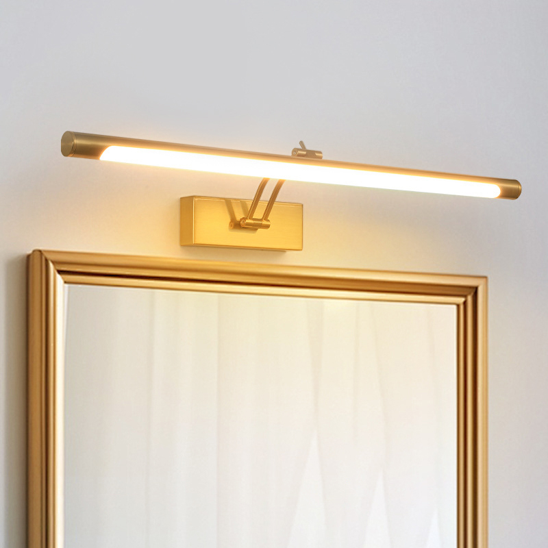 Modern 60cm 12W adjustable LED mirror vanity wall light with 3 colour temperatures