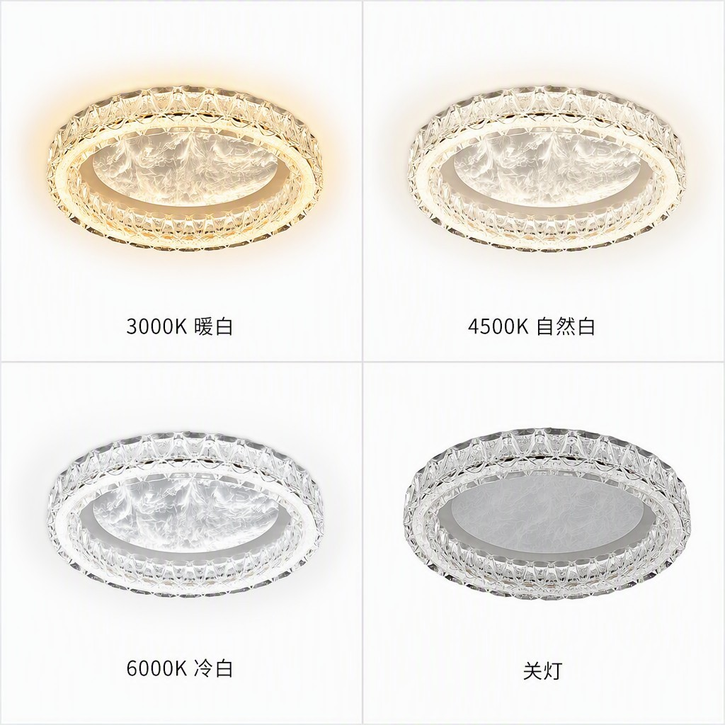 Modern Tri-Color LED Ceiling Light - Image 3