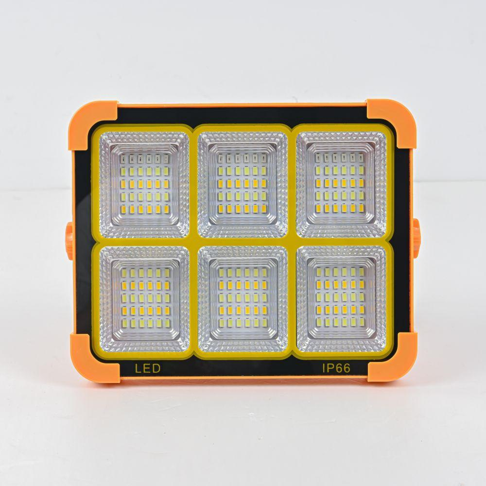 200W Portable Solar LED Flood Light – IP66 Rechargeable - Image 2