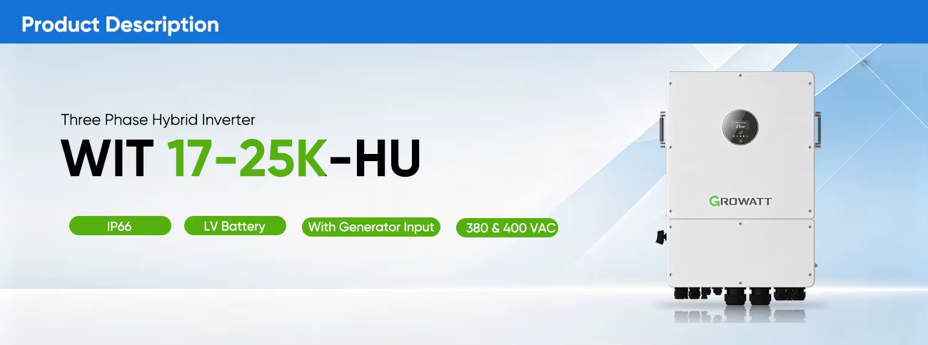 Growatt WIT 25K-HU 25kW Three-Phase Hybrid Solar Inverter – IP66 - Image 10